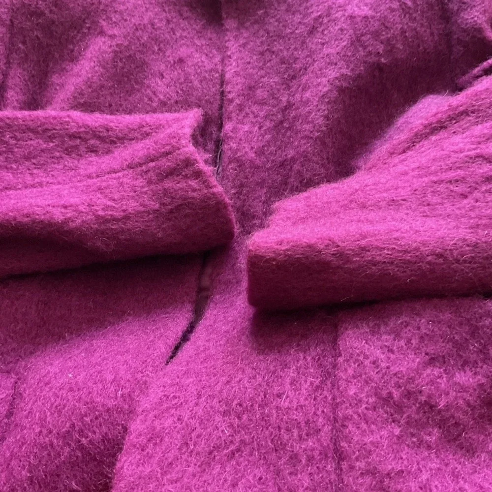 Josephine Chaus vintage mohair short jacket purple XL - Picture 4 of 7